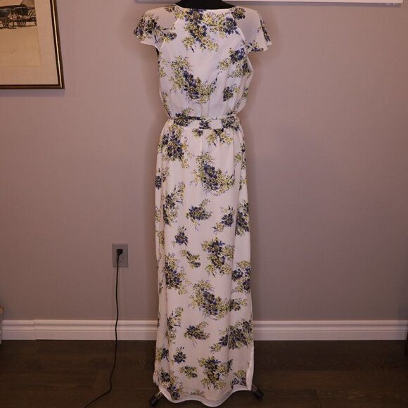 Joie Astilbe Silk Floral Maxi Dress Sz M - Picture 3 of 6